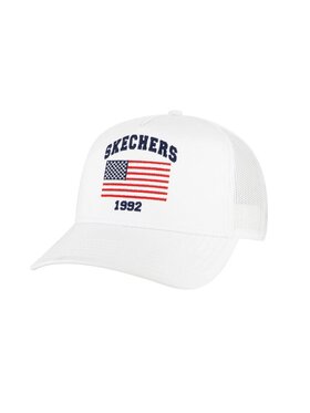 Skechers Skechers Czapka z daszkiem ZKCH2231-WHT Biały