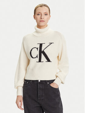 Calvin Klein Jeans Calvin Klein Jeans Поло LV047D349G Екрю Loose Fit