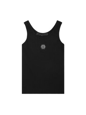 PHILIPP PLEIN PHILIPP PLEIN Tank top 28153 Čierna Basic Fit