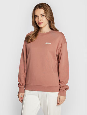 Jack Wolfskin Jack Wolfskin Felpa Essential 1710132 Rosa Regular Fit