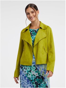 Orsay Orsay Kurtka damska 845023829000__38 Zielony Regular Fit