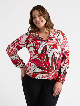 Fiorella Rubino Fiorella Rubino Bluzka 2837T002358N0S1 Czerwony Regular Fit