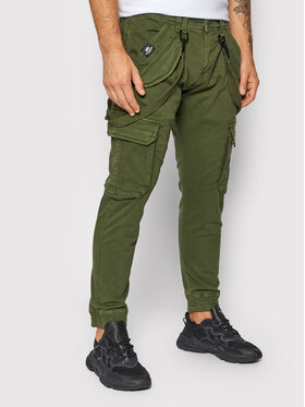Alpha Industries Alpha Industries Stoffhose Utility 128202 Grün Slim Fit