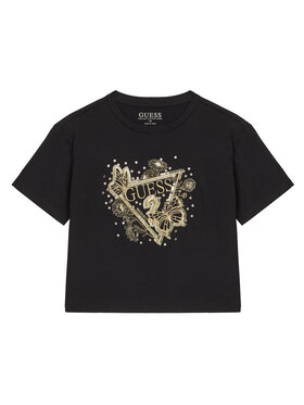 Guess Guess T-Shirt J5YI35 K6YW4 Μαύρο Regular Fit