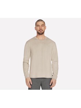 Skechers Skechers T-Shirt LT103-WTNT Beżowy Regular Fit