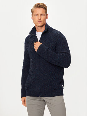 Gant Gant Kardigan 8040201 Granatowy Regular Fit