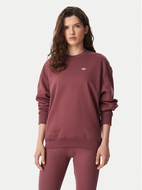 adidas adidas Sweatshirt Essentials Crew Long Fleece Sweatshirt KT2279 Braun Regular Fit
