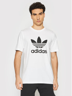 adidas adidas T-Shirt adicolor Classics Trefoil H06644 Biały Regular Fit