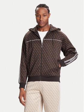 Guess Guess Mikina Z5BQ13 K2042 Hnědá Relaxed Fit