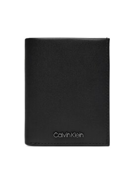 Calvin Klein Calvin Klein Голям мъжки портфейл Ck Set Bifold 6Cc W/Coin K50K511284 Черен