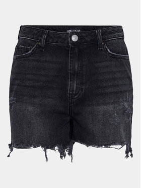 Pieces Pieces Τζιν σορτσάκια Summer 17146748 Μαύρο Regular Fit