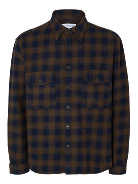 Selected Homme Selected Homme Marškiniai 16090168 Ruda Loose Fit
