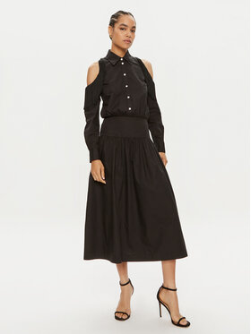PINKO Pinko Sukienka koszulowa Hazzard 103630 A1X8 Czarny Regular Fit