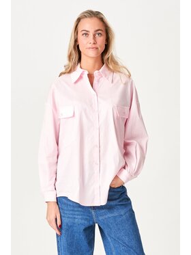 TeeShoppen TeeShoppen Koszula 'Oversized Collection' Różowy Oversize