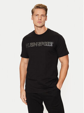 Plein Sport Plein Sport Tricou AADC MTK7942 STE001N Negru Regular Fit