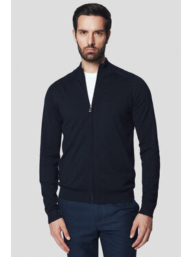 Lancerto Lancerto Sweter Espen SW073224000078 Granatowy Regular Fit