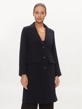 Marc O'Polo Marc O'Polo Wollmantel 308 0068 71097 Dunkelblau Regular Fit