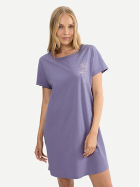 Triumph Triumph Camicia da notte 10221117 Viola Relaxed Fit