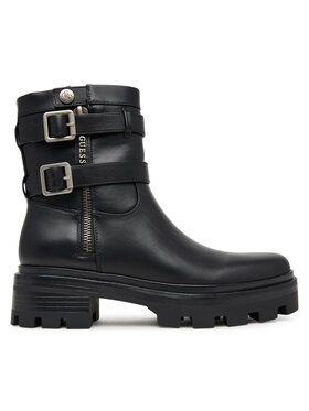 Guess Guess Боти FLFLYN ELE10 Черен