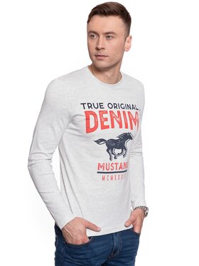 Mustang Mustang T-Shirt ADRIAN C Szary Regular Fit