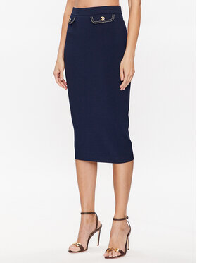 MICHAEL Michael Kors MICHAEL Michael Kors Spódnica ołówkowa MS3702V33D Granatowy Slim Fit