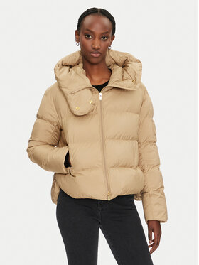 PINKO PINKO Žieminė striukė Giza 101602 A1ZV Smėlio Regular Fit