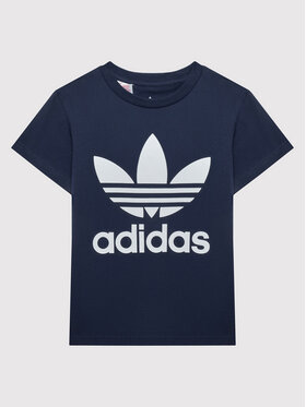 adidas adidas T-Shirt Trefoil HK0260 Tmavomodrá Regular Fit