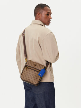 Guess Guess Мъжка чантичка HMMILO P5417 Кафяв
