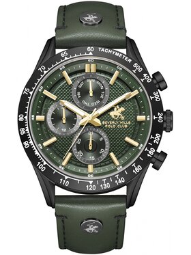 Beverly Hills Polo Club Beverly Hills Polo Club Zegarek BP3659X.075 Zielony