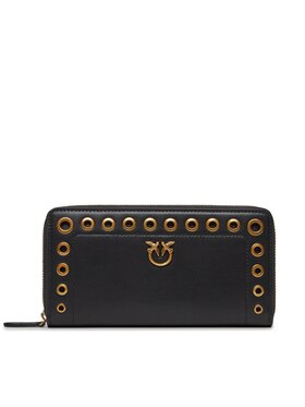 Pinko Pinko Große Damen Geldbörse Ryder Zip Around AI 23-24 PCPL 100250 A17M Schwarz