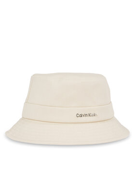 Calvin Klein Calvin Klein Pălărie Back Tie Bucket K60K613161 Écru