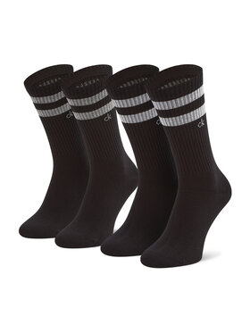 Calvin Klein Calvin Klein Kõrgete unisex sokkide komplekt (2 paari) 701218711 Must