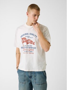 Guess Jeans Guess Jeans T-Shirt 181949 Biały Classic Fit