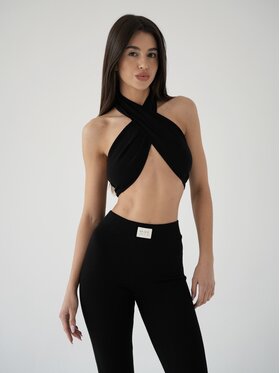 MissDenim MissDenim Top Cozy Czarny Second Skin Fit