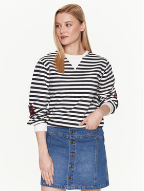 NAF NAF NAF NAF Суитшърт Omarina XENS2 Екрю Regular Fit