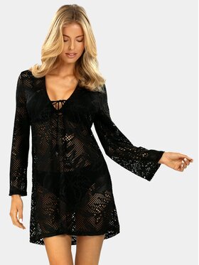 Feba Feba Vestito da spiaggia F235 Nero