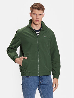 Tommy Jeans Tommy Jeans Prechodná bunda Essential DM0DM15916 Zelená Regular Fit