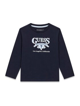 Guess Guess Μπλουζάκι N6YI12 K3800 Σκούρο μπλε Regular Fit