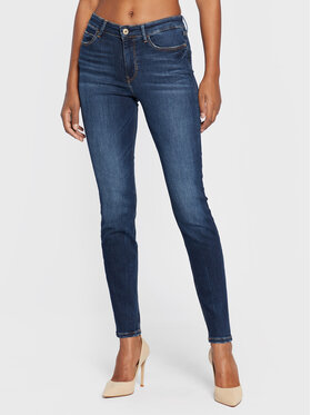 Guess Guess Džinsi W2YA46 D4Q03 Tumši zils Skinny Fit