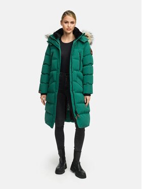 Marikoo Marikoo Kurtka zimowa Schneesternchen Zielony Regular Fit