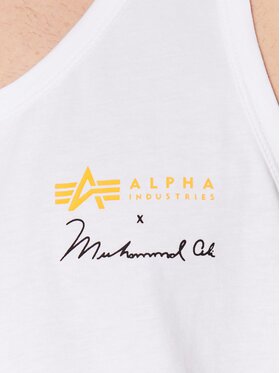 Alpha Industries Majica Brez Rokavov Muhammad Ali 136563 Bela Regular Fit