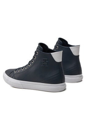 Tommy Hilfiger Tenisice Th Hi Vulc Street Lth Ess FM0FM04897 Plava