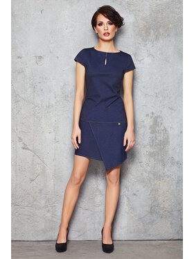 Infinite You Infinite You Sukienka letnia M048 Granatowy Basic Fit