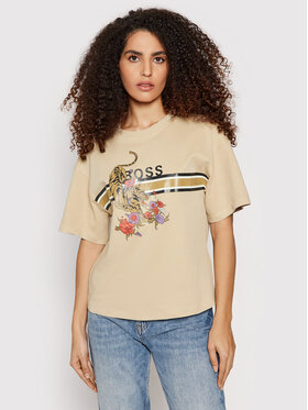 Boss Boss T-Shirt Evina_LNY 50468049 Beige Relaxed Fit