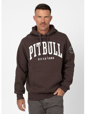 PITBULL PITBULL Bluza NORTON Brązowy Regular Fit