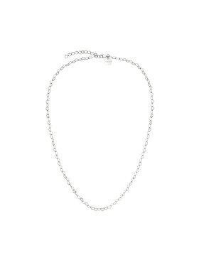 Rosefield Rosefield Naszyjnik Heart Chain Necklace Silver Srebrny
