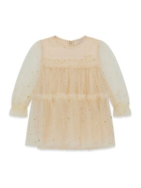Guess Kids Guess Kids Každodenní šaty 180752 Béžová Classic Fit