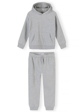 minoti minoti Komplet dresowy 33FLEECE300 Szary jasny Slim Fit