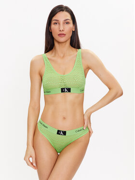 Calvin Klein Underwear Top Nedrček 000QF7233E Zelena