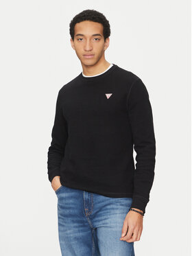 Guess Jeans Guess Jeans S dlouhým rukávem M4BI77 KCII1 Černá Regular Fit